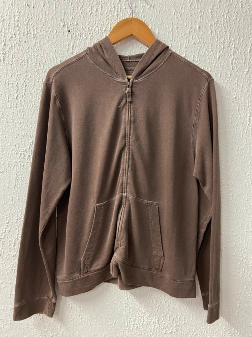 Brown Full Zip Hoodie Size M